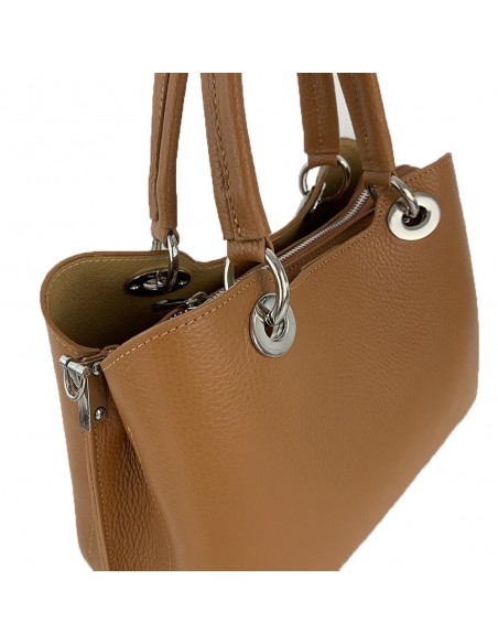 Iris - Made in Italy Genuine Leather Handbag - Handbags - FrasiBags