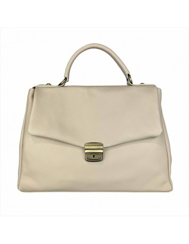 Marta - Leather Handbag with Flap