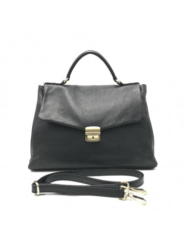 Marta - Leather Handbag with Flap