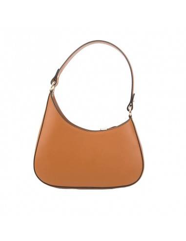 Lorella - Made in Italy Rigid Leather Shoulder Bag